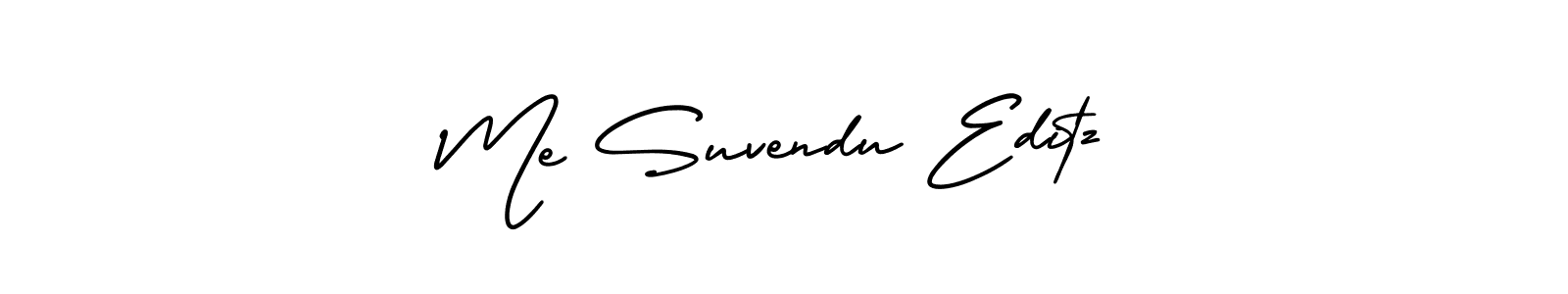 Make a beautiful signature design for name Me Suvendu Editz. With this signature (AmerikaSignatureDemo-Regular) style, you can create a handwritten signature for free. Me Suvendu Editz signature style 3 images and pictures png