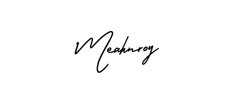 Make a beautiful signature design for name Meahnroy. Use this online signature maker to create a handwritten signature for free. Meahnroy signature style 3 images and pictures png