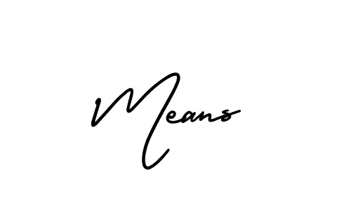 Once you've used our free online signature maker to create your best signature AmerikaSignatureDemo-Regular style, it's time to enjoy all of the benefits that Means name signing documents. Means signature style 3 images and pictures png