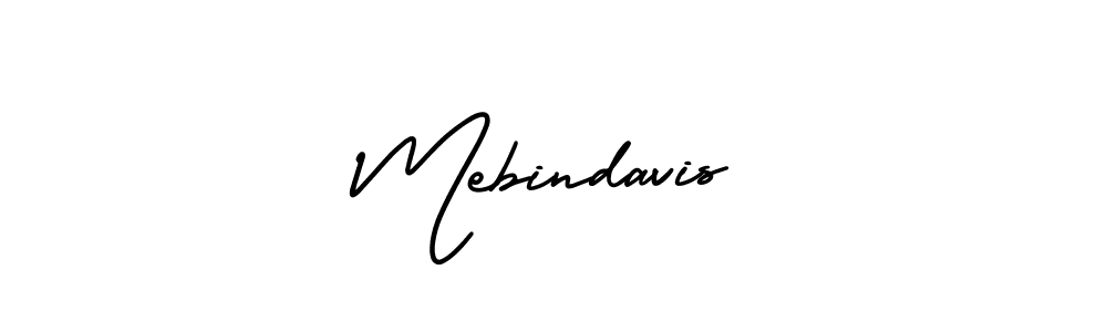 Check out images of Autograph of Mebindavis name. Actor Mebindavis Signature Style. AmerikaSignatureDemo-Regular is a professional sign style online. Mebindavis signature style 3 images and pictures png