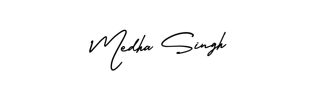 How to Draw Medha Singh signature style? AmerikaSignatureDemo-Regular is a latest design signature styles for name Medha Singh. Medha Singh signature style 3 images and pictures png
