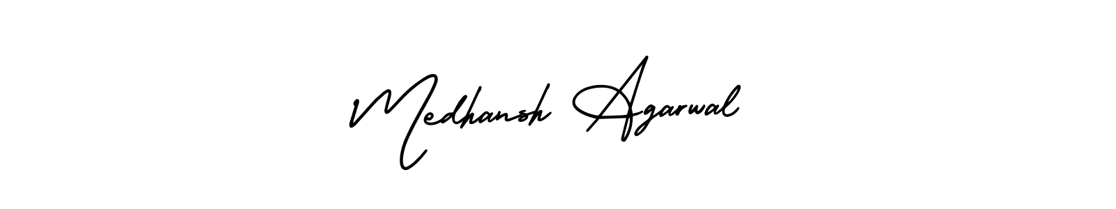 if you are searching for the best signature style for your name Medhansh Agarwal. so please give up your signature search. here we have designed multiple signature styles  using AmerikaSignatureDemo-Regular. Medhansh Agarwal signature style 3 images and pictures png