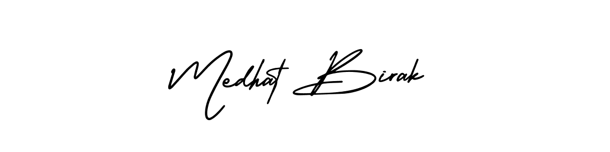 AmerikaSignatureDemo-Regular is a professional signature style that is perfect for those who want to add a touch of class to their signature. It is also a great choice for those who want to make their signature more unique. Get Medhat Birak name to fancy signature for free. Medhat Birak signature style 3 images and pictures png