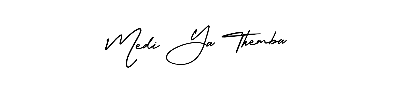 Best and Professional Signature Style for Medi Ya Themba. AmerikaSignatureDemo-Regular Best Signature Style Collection. Medi Ya Themba signature style 3 images and pictures png