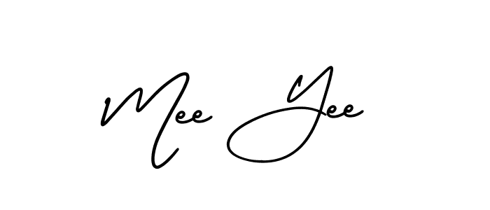 Design your own signature with our free online signature maker. With this signature software, you can create a handwritten (AmerikaSignatureDemo-Regular) signature for name Mee Yee. Mee Yee signature style 3 images and pictures png