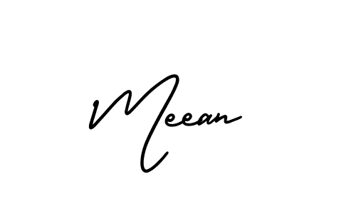 This is the best signature style for the Meean name. Also you like these signature font (AmerikaSignatureDemo-Regular). Mix name signature. Meean signature style 3 images and pictures png