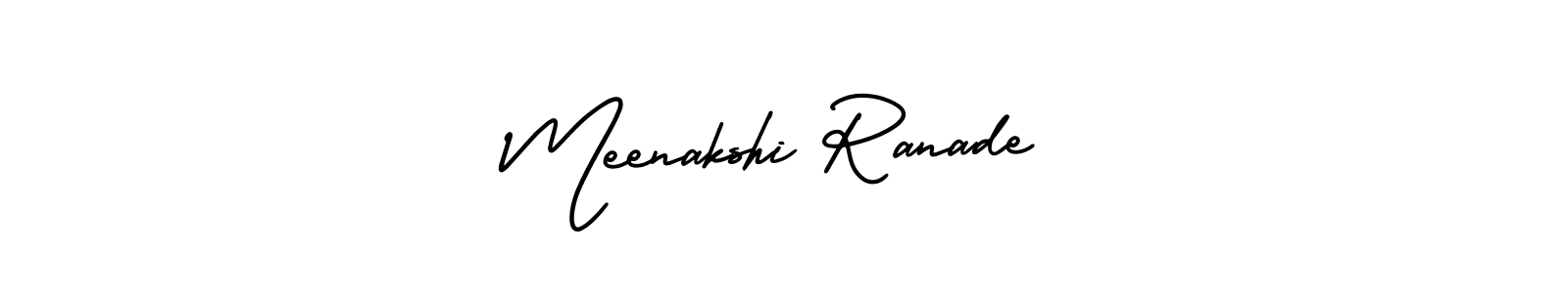 Design your own signature with our free online signature maker. With this signature software, you can create a handwritten (AmerikaSignatureDemo-Regular) signature for name Meenakshi Ranade. Meenakshi Ranade signature style 3 images and pictures png