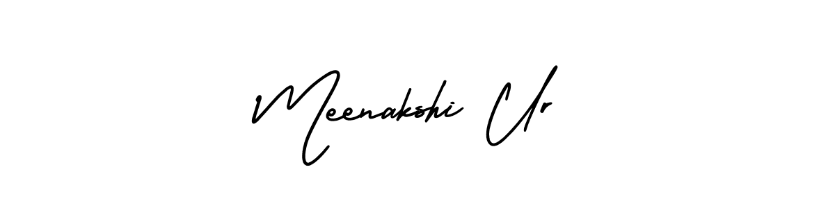 How to make Meenakshi Ur signature? AmerikaSignatureDemo-Regular is a professional autograph style. Create handwritten signature for Meenakshi Ur name. Meenakshi Ur signature style 3 images and pictures png
