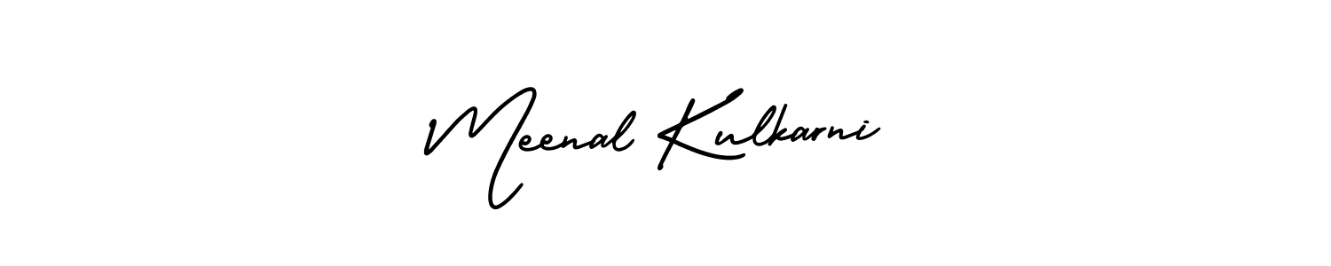 Similarly AmerikaSignatureDemo-Regular is the best handwritten signature design. Signature creator online .You can use it as an online autograph creator for name Meenal Kulkarni. Meenal Kulkarni signature style 3 images and pictures png