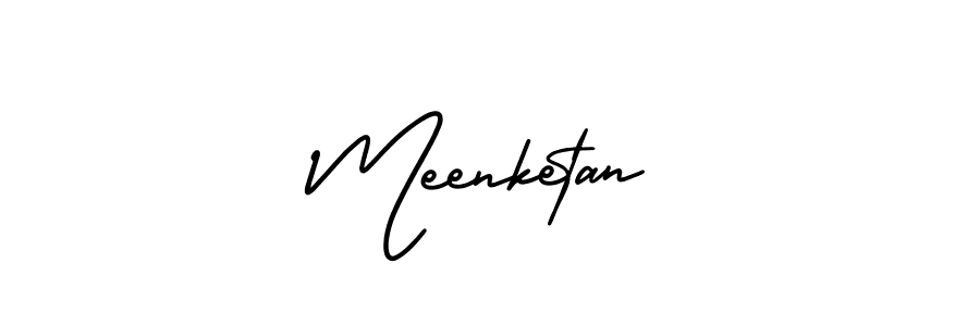 Create a beautiful signature design for name Meenketan. With this signature (AmerikaSignatureDemo-Regular) fonts, you can make a handwritten signature for free. Meenketan signature style 3 images and pictures png