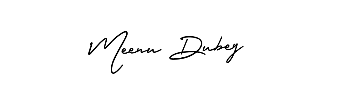 How to make Meenu Dubey signature? AmerikaSignatureDemo-Regular is a professional autograph style. Create handwritten signature for Meenu Dubey name. Meenu Dubey signature style 3 images and pictures png