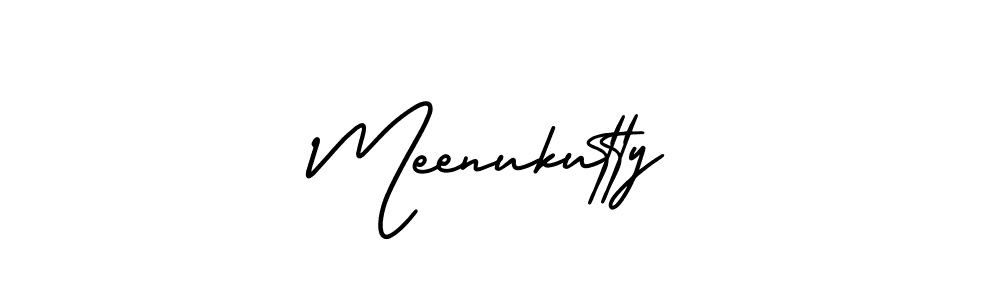 Design your own signature with our free online signature maker. With this signature software, you can create a handwritten (AmerikaSignatureDemo-Regular) signature for name Meenukutty. Meenukutty signature style 3 images and pictures png