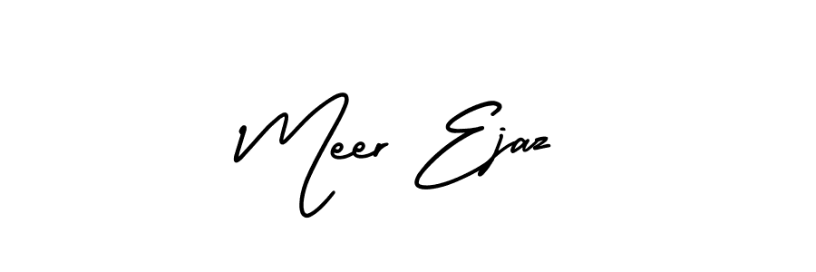 if you are searching for the best signature style for your name Meer Ejaz. so please give up your signature search. here we have designed multiple signature styles  using AmerikaSignatureDemo-Regular. Meer Ejaz signature style 3 images and pictures png