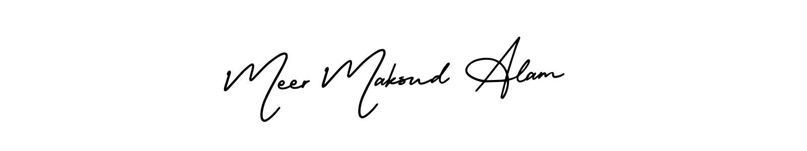 Make a beautiful signature design for name Meer Maksud Alam. Use this online signature maker to create a handwritten signature for free. Meer Maksud Alam signature style 3 images and pictures png