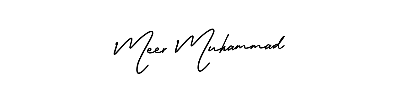 Similarly AmerikaSignatureDemo-Regular is the best handwritten signature design. Signature creator online .You can use it as an online autograph creator for name Meer Muhammad. Meer Muhammad signature style 3 images and pictures png