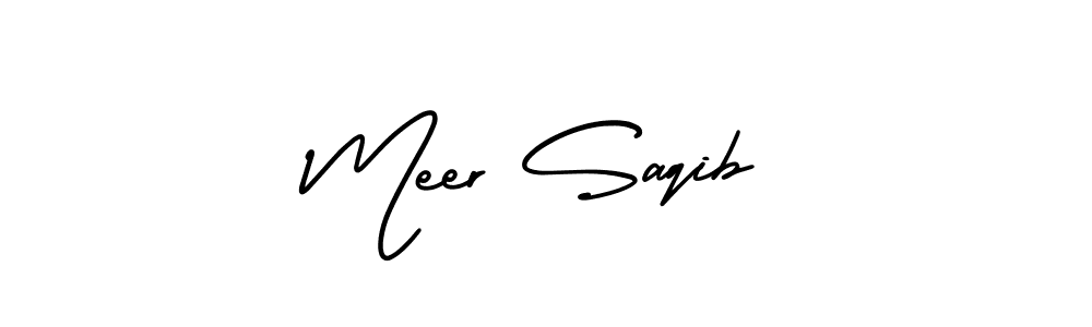 Also we have Meer Saqib name is the best signature style. Create professional handwritten signature collection using AmerikaSignatureDemo-Regular autograph style. Meer Saqib signature style 3 images and pictures png