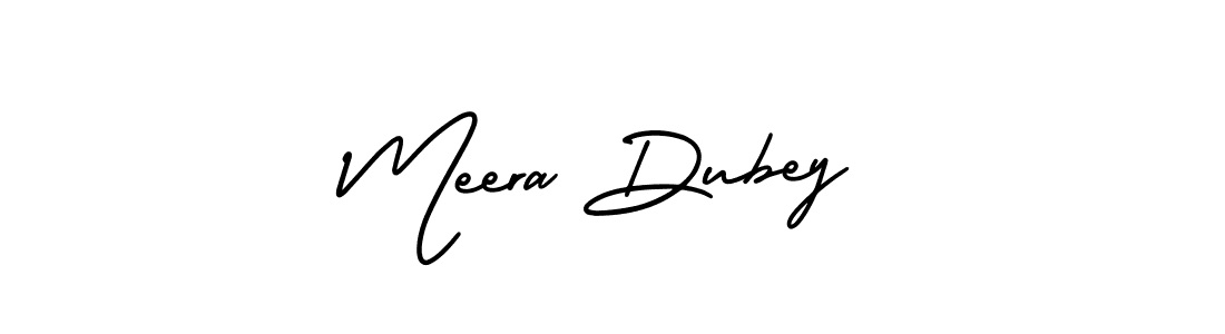 The best way (AmerikaSignatureDemo-Regular) to make a short signature is to pick only two or three words in your name. The name Meera Dubey include a total of six letters. For converting this name. Meera Dubey signature style 3 images and pictures png