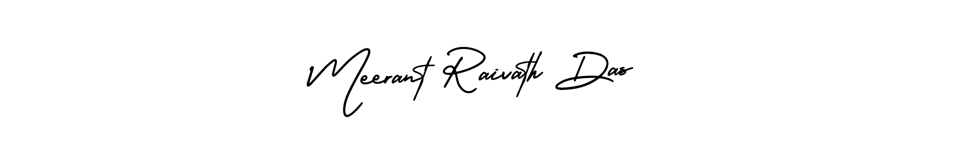 How to make Meerant Raivath Das name signature. Use AmerikaSignatureDemo-Regular style for creating short signs online. This is the latest handwritten sign. Meerant Raivath Das signature style 3 images and pictures png