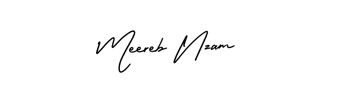 You can use this online signature creator to create a handwritten signature for the name Meereb Nzam. This is the best online autograph maker. Meereb Nzam signature style 3 images and pictures png