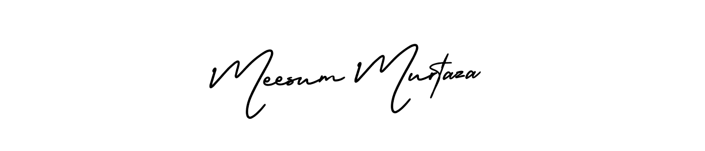 Also You can easily find your signature by using the search form. We will create Meesum Murtaza name handwritten signature images for you free of cost using AmerikaSignatureDemo-Regular sign style. Meesum Murtaza signature style 3 images and pictures png