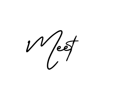 Also we have Meet name is the best signature style. Create professional handwritten signature collection using AmerikaSignatureDemo-Regular autograph style. Meet signature style 3 images and pictures png