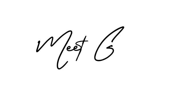 How to Draw Meet G signature style? AmerikaSignatureDemo-Regular is a latest design signature styles for name Meet G. Meet G signature style 3 images and pictures png