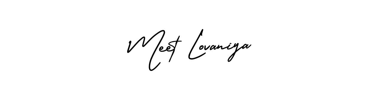 How to Draw Meet Lovaniya signature style? AmerikaSignatureDemo-Regular is a latest design signature styles for name Meet Lovaniya. Meet Lovaniya signature style 3 images and pictures png