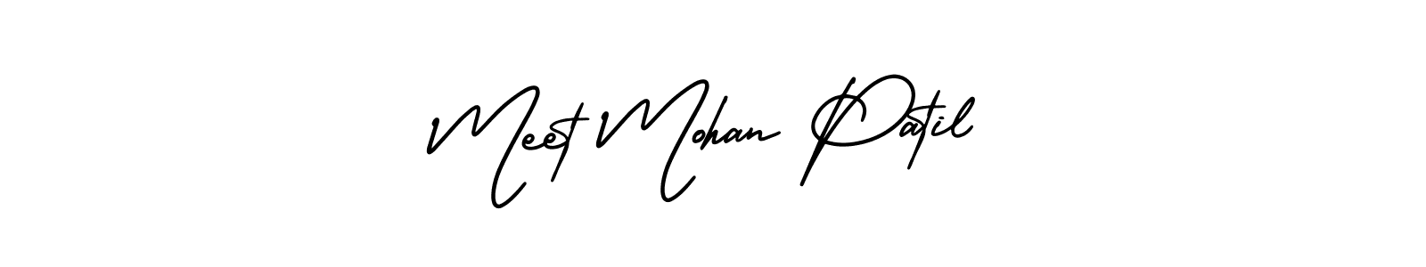Best and Professional Signature Style for Meet Mohan Patil. AmerikaSignatureDemo-Regular Best Signature Style Collection. Meet Mohan Patil signature style 3 images and pictures png
