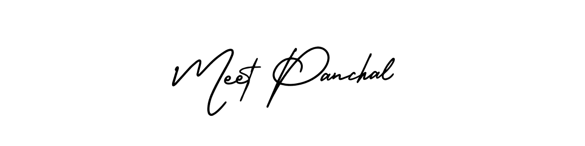 Also You can easily find your signature by using the search form. We will create Meet Panchal name handwritten signature images for you free of cost using AmerikaSignatureDemo-Regular sign style. Meet Panchal signature style 3 images and pictures png
