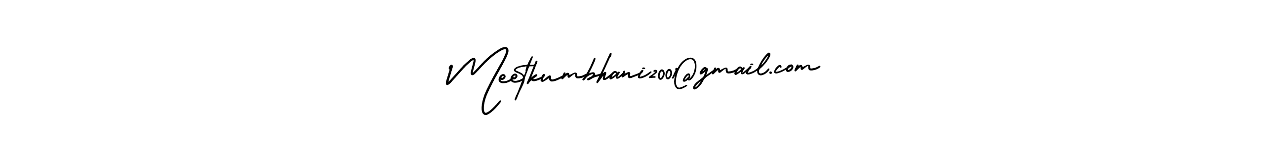 Once you've used our free online signature maker to create your best signature AmerikaSignatureDemo-Regular style, it's time to enjoy all of the benefits that Meetkumbhani2001@gmail.com name signing documents. Meetkumbhani2001@gmail.com signature style 3 images and pictures png