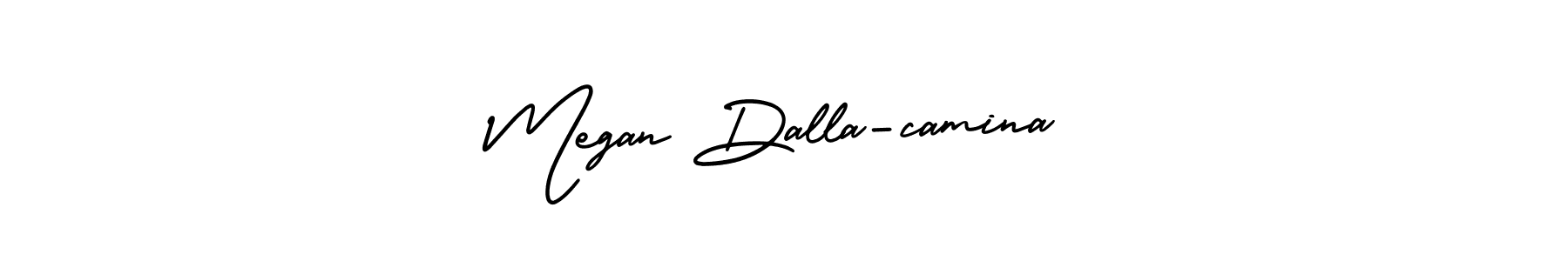 How to make Megan Dalla-camina signature? AmerikaSignatureDemo-Regular is a professional autograph style. Create handwritten signature for Megan Dalla-camina name. Megan Dalla-camina signature style 3 images and pictures png