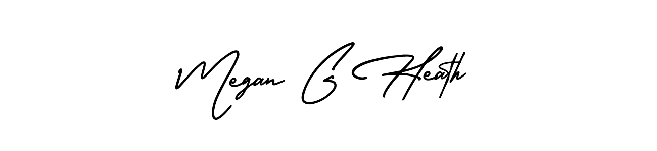 AmerikaSignatureDemo-Regular is a professional signature style that is perfect for those who want to add a touch of class to their signature. It is also a great choice for those who want to make their signature more unique. Get Megan G Heath name to fancy signature for free. Megan G Heath signature style 3 images and pictures png