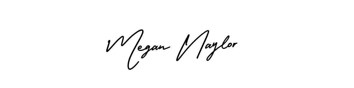 The best way (AmerikaSignatureDemo-Regular) to make a short signature is to pick only two or three words in your name. The name Megan Naylor include a total of six letters. For converting this name. Megan Naylor signature style 3 images and pictures png