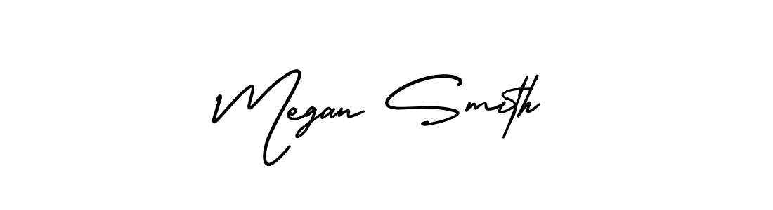 It looks lik you need a new signature style for name Megan Smith. Design unique handwritten (AmerikaSignatureDemo-Regular) signature with our free signature maker in just a few clicks. Megan Smith signature style 3 images and pictures png