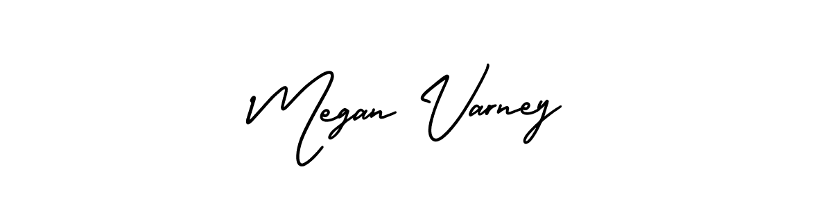 This is the best signature style for the Megan Varney name. Also you like these signature font (AmerikaSignatureDemo-Regular). Mix name signature. Megan Varney signature style 3 images and pictures png