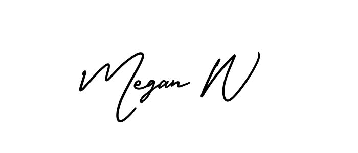 You can use this online signature creator to create a handwritten signature for the name Megan W. This is the best online autograph maker. Megan W signature style 3 images and pictures png