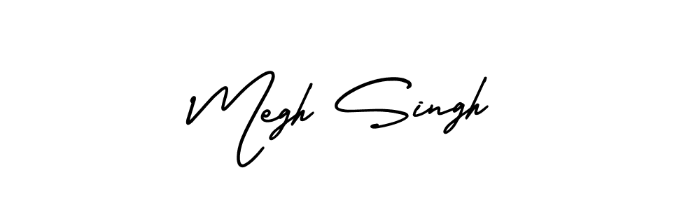 How to Draw Megh Singh signature style? AmerikaSignatureDemo-Regular is a latest design signature styles for name Megh Singh. Megh Singh signature style 3 images and pictures png