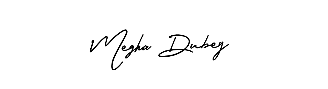 It looks lik you need a new signature style for name Megha Dubey. Design unique handwritten (AmerikaSignatureDemo-Regular) signature with our free signature maker in just a few clicks. Megha Dubey signature style 3 images and pictures png