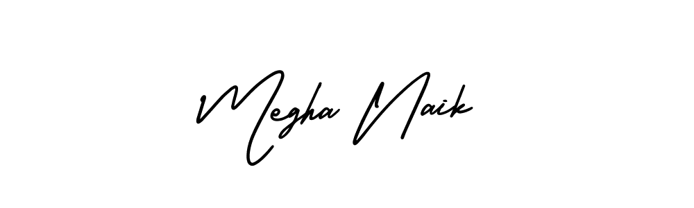 Design your own signature with our free online signature maker. With this signature software, you can create a handwritten (AmerikaSignatureDemo-Regular) signature for name Megha Naik. Megha Naik signature style 3 images and pictures png