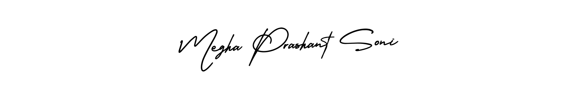 Best and Professional Signature Style for Megha Prashant Soni. AmerikaSignatureDemo-Regular Best Signature Style Collection. Megha Prashant Soni signature style 3 images and pictures png