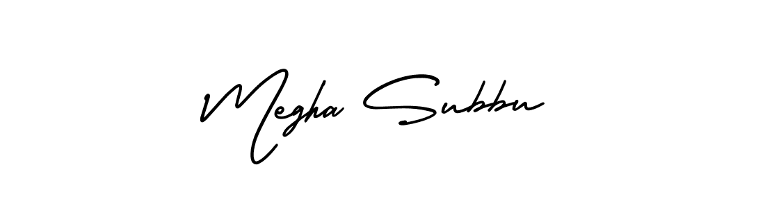 Make a short Megha Subbu signature style. Manage your documents anywhere anytime using AmerikaSignatureDemo-Regular. Create and add eSignatures, submit forms, share and send files easily. Megha Subbu signature style 3 images and pictures png