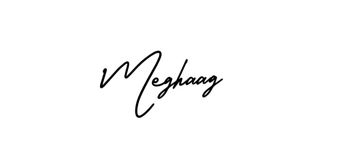 This is the best signature style for the Meghaag name. Also you like these signature font (AmerikaSignatureDemo-Regular). Mix name signature. Meghaag signature style 3 images and pictures png