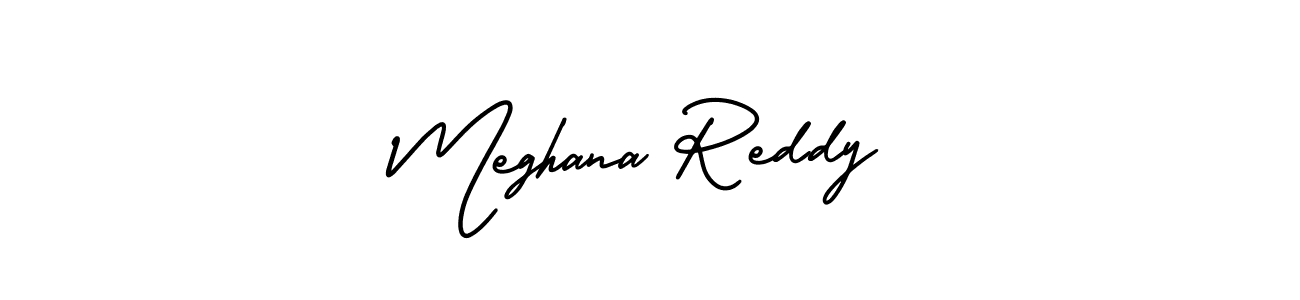 Also You can easily find your signature by using the search form. We will create Meghana Reddy name handwritten signature images for you free of cost using AmerikaSignatureDemo-Regular sign style. Meghana Reddy signature style 3 images and pictures png