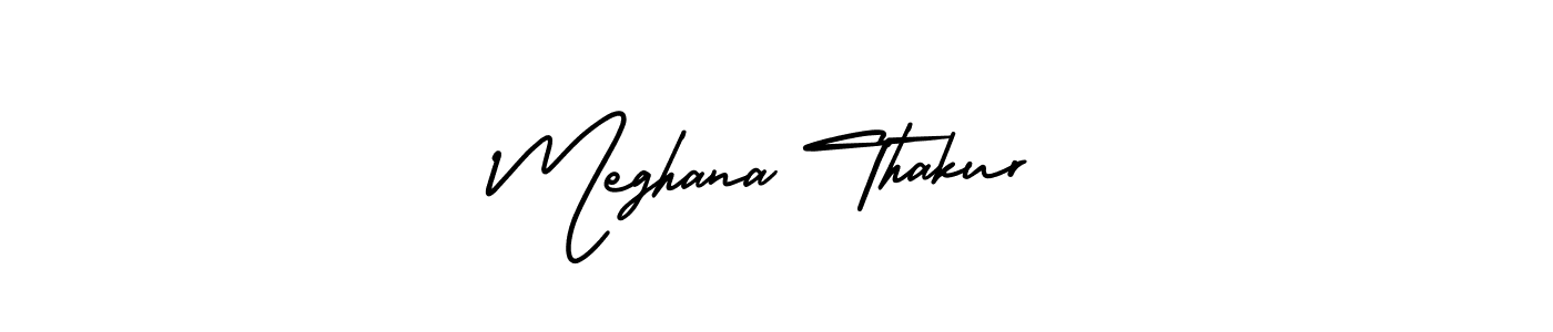 Make a beautiful signature design for name Meghana Thakur. Use this online signature maker to create a handwritten signature for free. Meghana Thakur signature style 3 images and pictures png