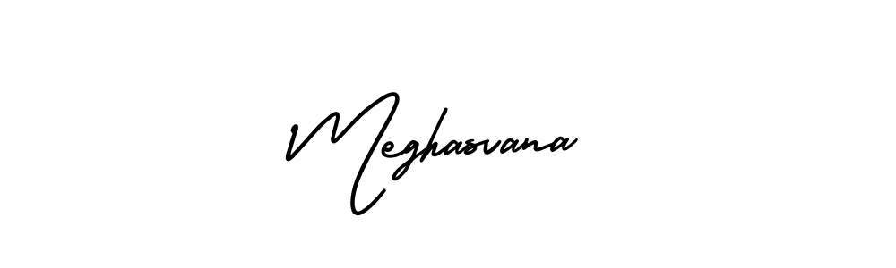 How to Draw Meghasvana signature style? AmerikaSignatureDemo-Regular is a latest design signature styles for name Meghasvana. Meghasvana signature style 3 images and pictures png