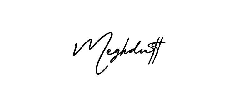 You can use this online signature creator to create a handwritten signature for the name Meghdutt. This is the best online autograph maker. Meghdutt signature style 3 images and pictures png