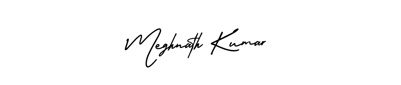 How to Draw Meghnath Kumar signature style? AmerikaSignatureDemo-Regular is a latest design signature styles for name Meghnath Kumar. Meghnath Kumar signature style 3 images and pictures png