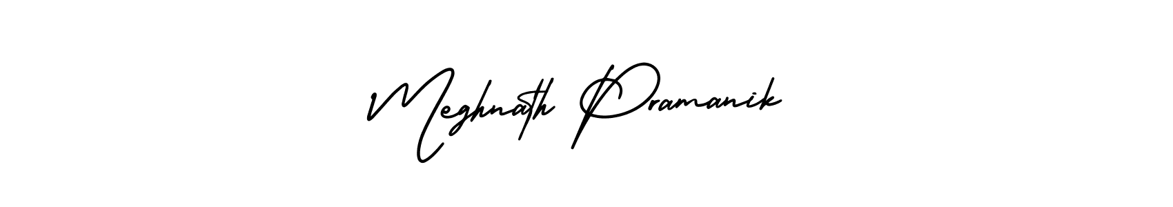 Also we have Meghnath Pramanik name is the best signature style. Create professional handwritten signature collection using AmerikaSignatureDemo-Regular autograph style. Meghnath Pramanik signature style 3 images and pictures png