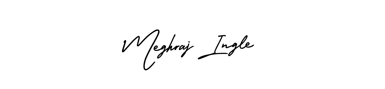 Use a signature maker to create a handwritten signature online. With this signature software, you can design (AmerikaSignatureDemo-Regular) your own signature for name Meghraj Ingle. Meghraj Ingle signature style 3 images and pictures png