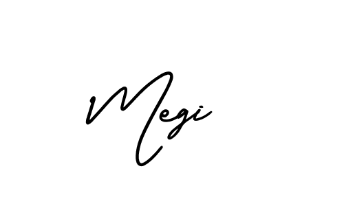 Best and Professional Signature Style for Megi . AmerikaSignatureDemo-Regular Best Signature Style Collection. Megi  signature style 3 images and pictures png